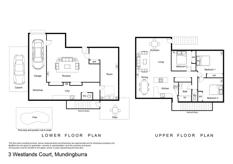 Floorplan of Homely house listing, 3 Westlands Court, Mundingburra QLD 4812