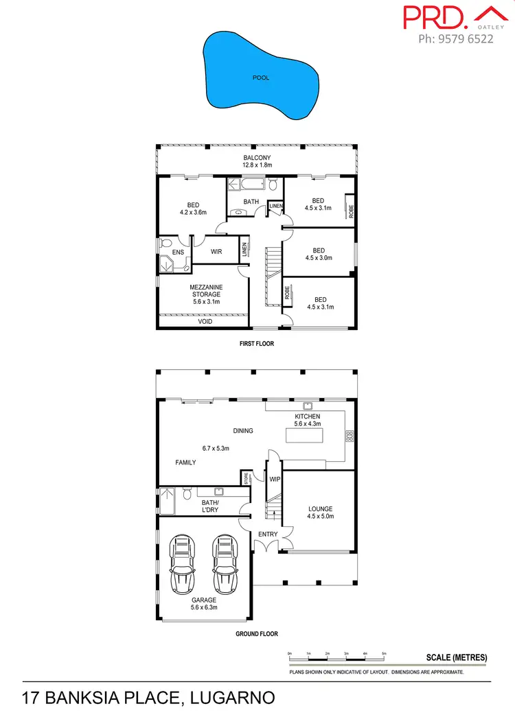 Floorplan of Homely house listing, 17 Banksia Place, Lugarno NSW 2210