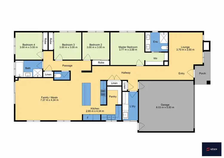 Floorplan of Homely house listing, 5 Taeda Road, Tarneit VIC 3029
