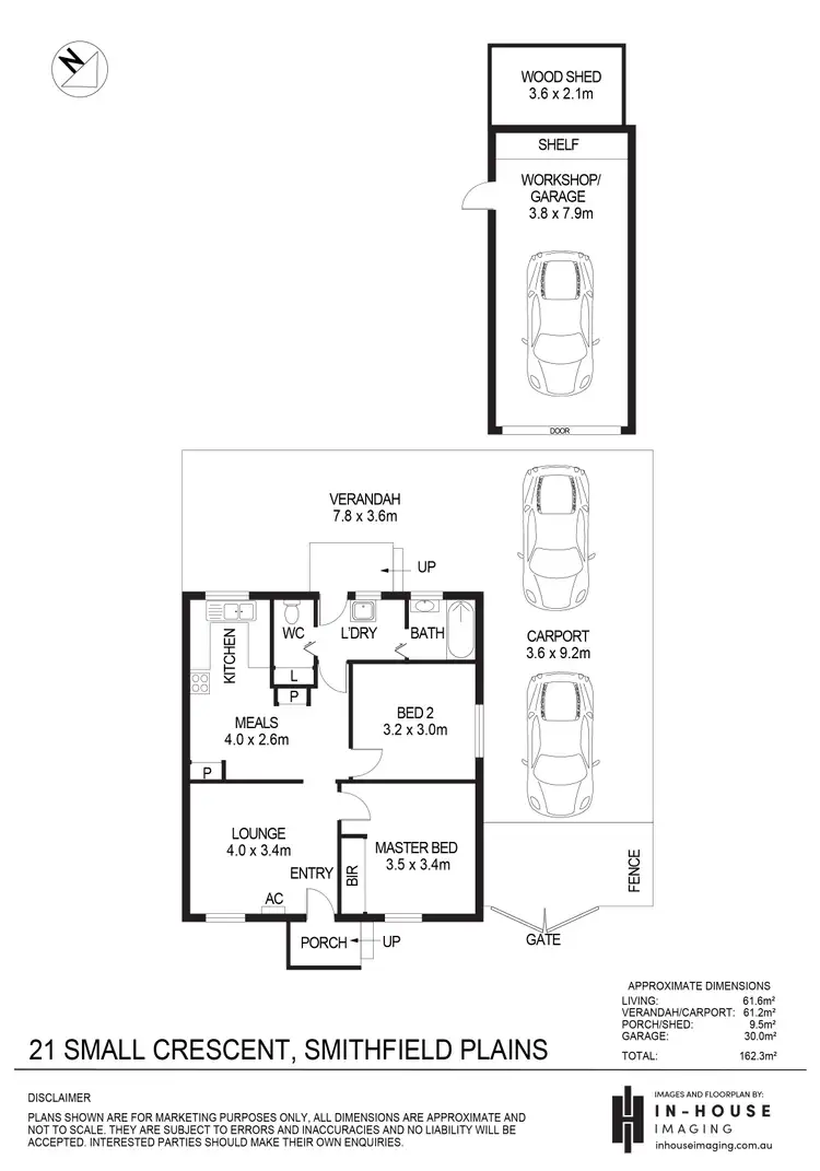 Floorplan of Homely house listing, 21 Small Crescent, Smithfield Plains SA 5114
