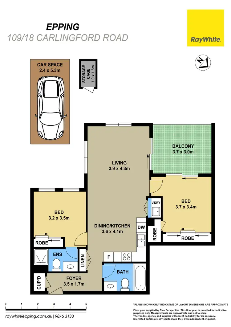 Floorplan of Homely apartment listing, 109/18 Carlingford Road, Epping NSW 2121