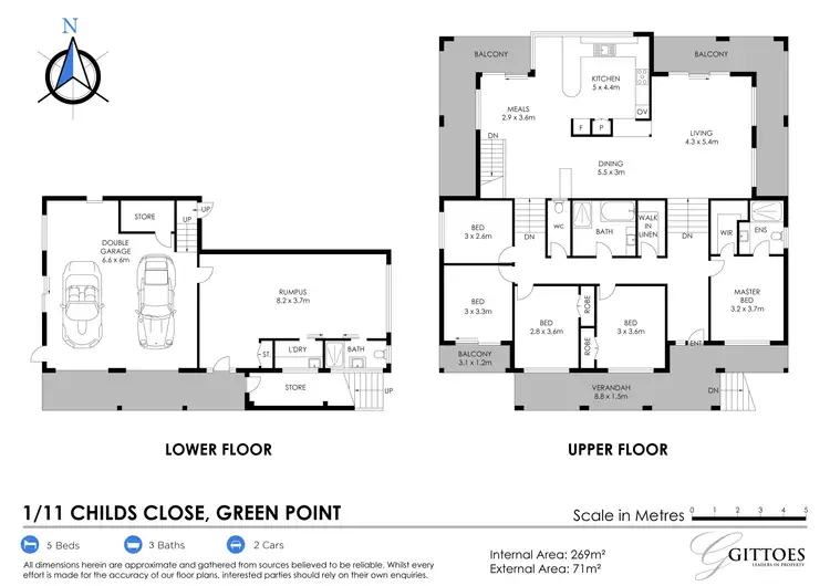 Floorplan of Homely house listing, 1/11 Childs Close, Green Point NSW 2251