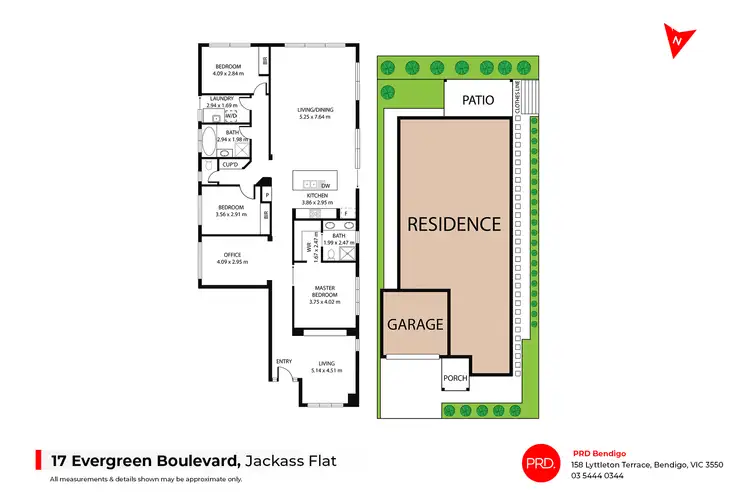 Floorplan of Homely house listing, 17 Evergreen Boulevard, Jackass Flat VIC 3556
