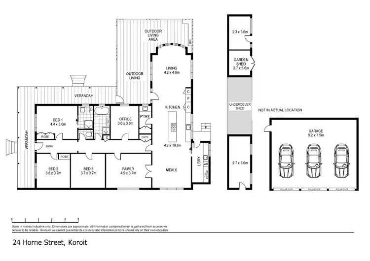 Floorplan of Homely house listing, 24 Horne Street, Koroit VIC 3282