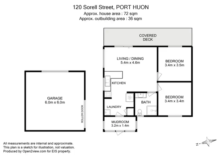 Floorplan of Homely house listing, 120 Sorell Street, Port Huon TAS 7116