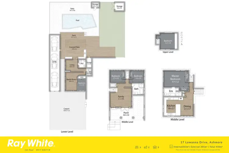 Floorplan of Homely house listing, 17 Lowanna Drive, Ashmore QLD 4214