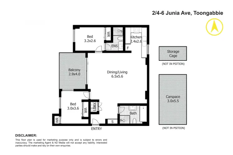 Floorplan of Homely house listing, 2/4-6 Junia Ave, Toongabbie NSW 2146