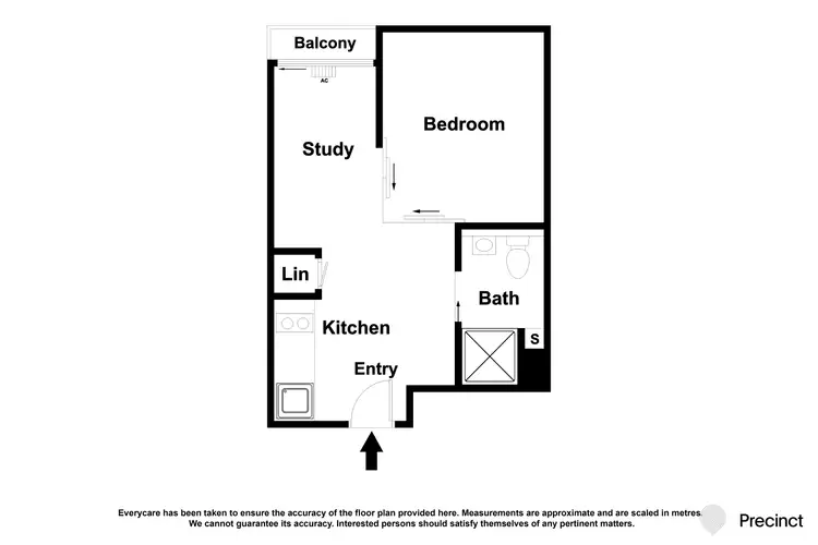 Floorplan of Homely apartment listing, 1217/131 Pelham St, Carlton VIC 3053