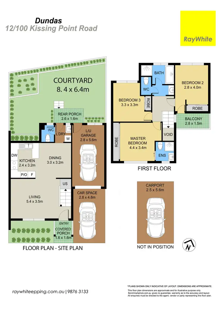 Floorplan of Homely townhouse listing, 12/100 Kissing Point Road, Dundas NSW 2117