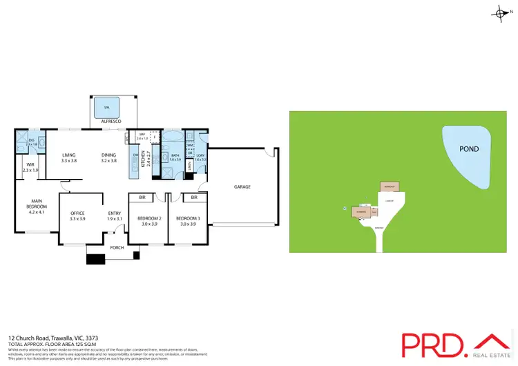 Floorplan of Homely house listing, 12 Church Road, Trawalla VIC 3373
