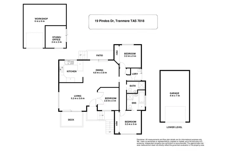 Floorplan of Homely house listing, 19 Pindos Drive, Tranmere TAS 7018