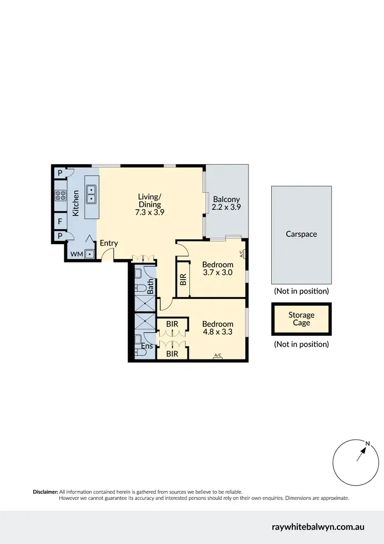 Floorplan of Homely apartment listing, 705/8E Evergreen Mews, Armadale VIC 3143