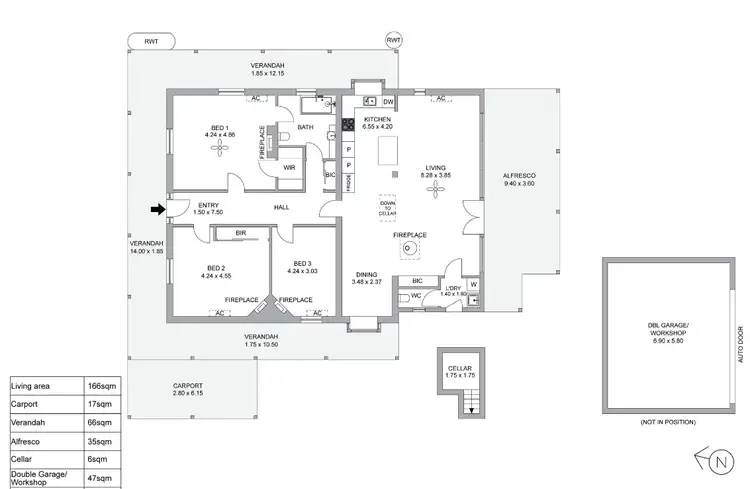Floorplan of Homely house listing, 43 St Anns Place, Parkside SA 5063