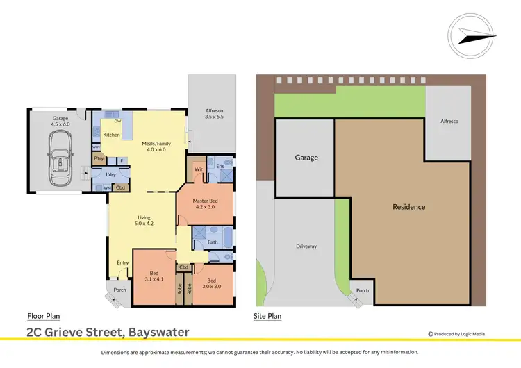 Floorplan of Homely unit listing, 2C Grieve Street, Bayswater VIC 3153