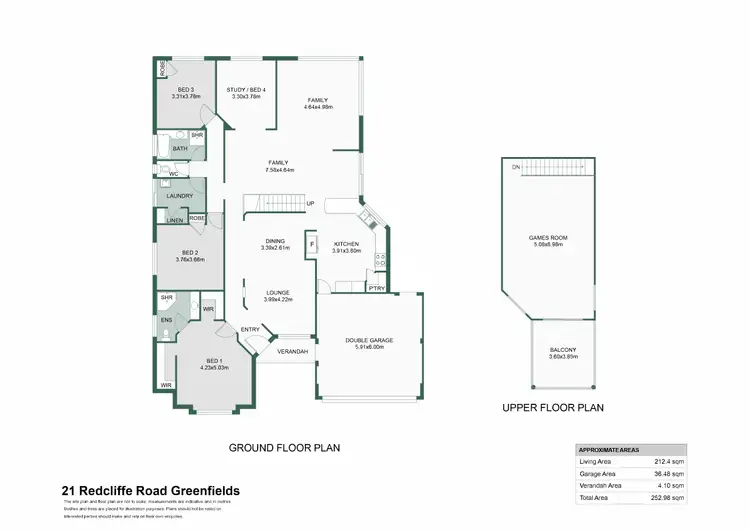Floorplan of Homely house listing, 21 Redcliffe Road, Greenfields WA 6210