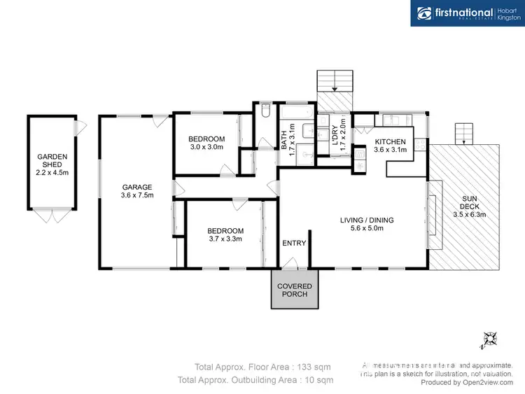 Floorplan of Homely unit listing, 4/55 Redwood Road, Kingston TAS 7050