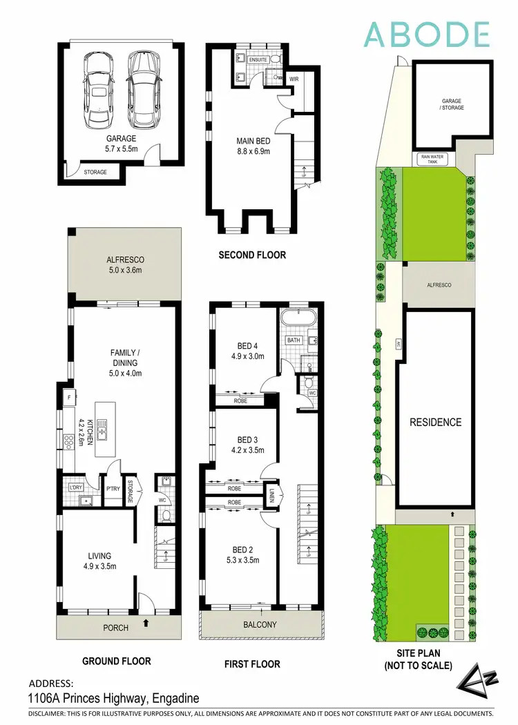 Floorplan of Homely house listing, 1106A Old Princes Highway, Engadine NSW 2233