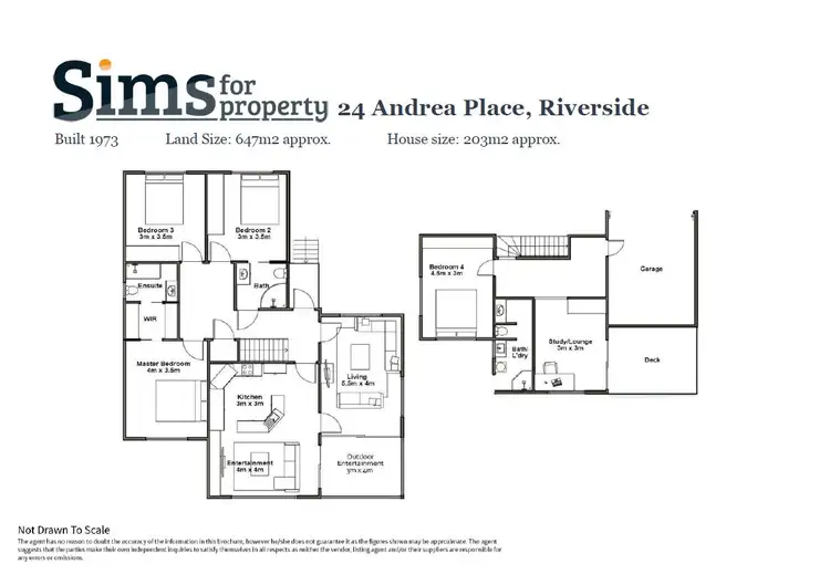 Floorplan of Homely house listing, 24 Andrea Place, Riverside TAS 7250