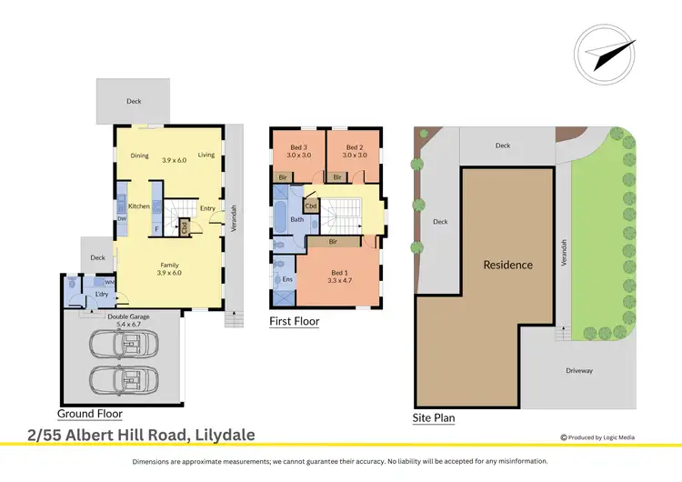 Floorplan of Homely townhouse listing, 2/55 Albert Hill Road, Lilydale VIC 3140