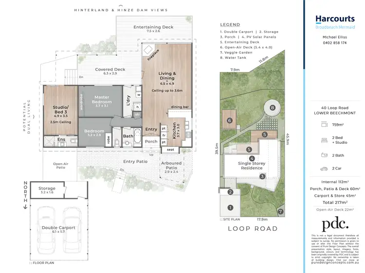 Floorplan of Homely house listing, 40 Loop Road, Lower Beechmont QLD 4211
