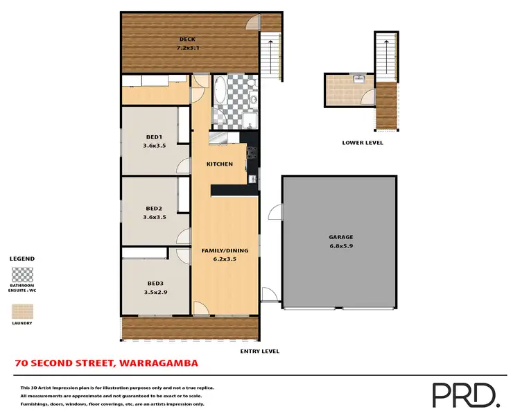 Floorplan of Homely house listing, 70 Second Street, Warragamba NSW 2752