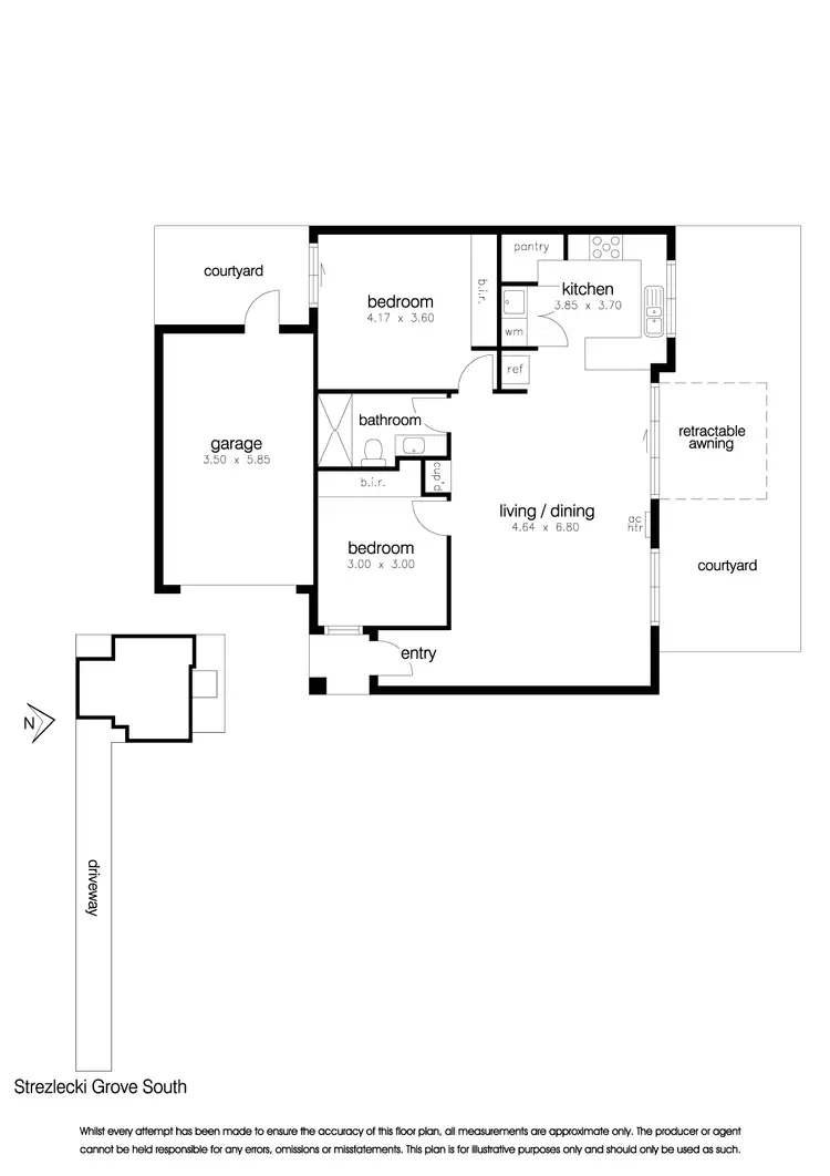 Floorplan of Homely unit listing, 3/51 Strezlecki Grove South, Altona Meadows VIC 3028