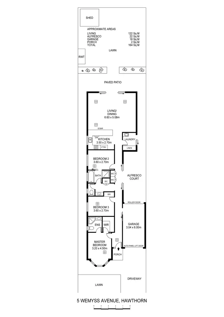 Floorplan of Homely house listing, 5 Wemyss Avenue, Hawthorn SA 5062