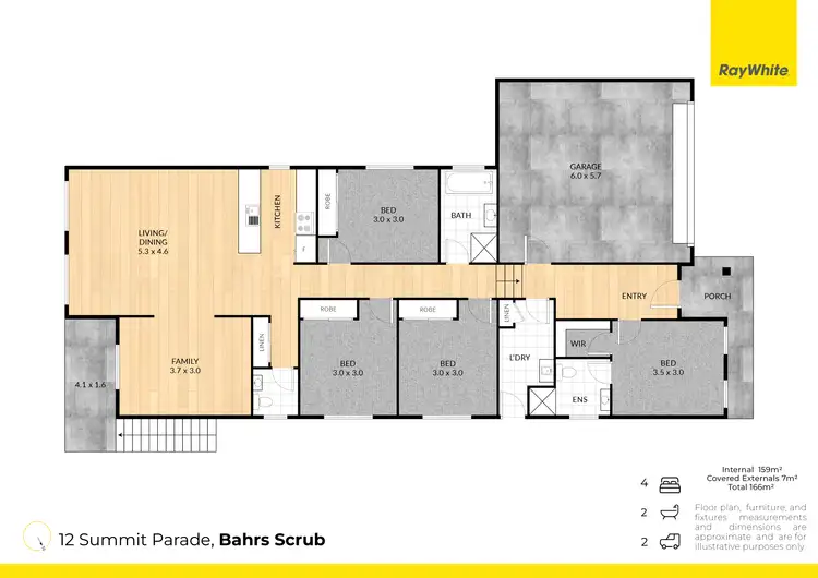 Floorplan of Homely house listing, 12 Summit Parade, Bahrs Scrub QLD 4207