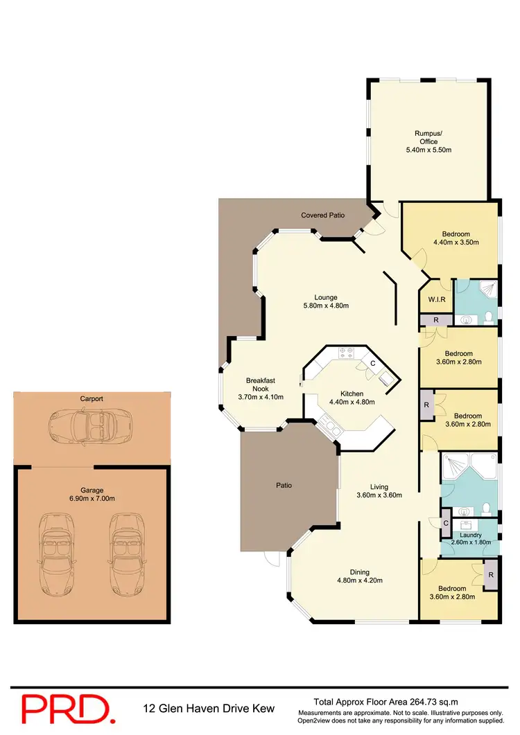 Floorplan of Homely rural property listing, 12 Glen Haven Drive, Kew NSW 2439