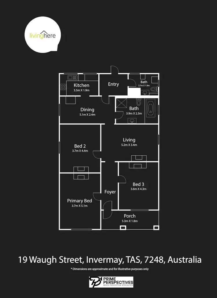 Floorplan of Homely house listing, 19 Waugh Street, Invermay TAS 7248