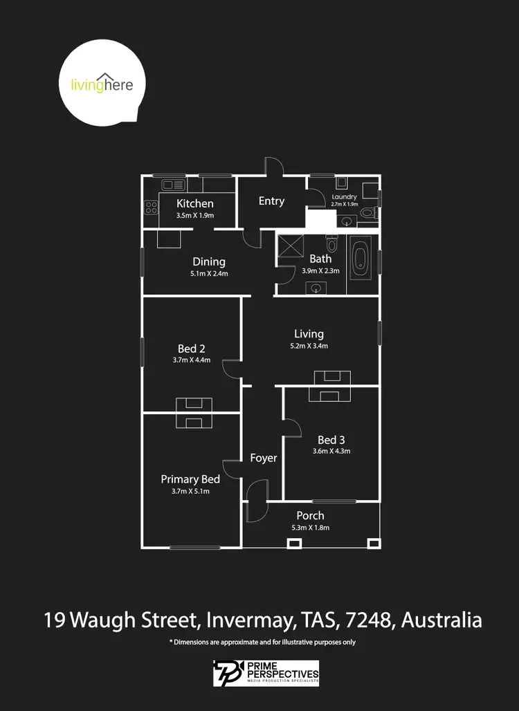Floorplan of Homely house listing, 19 Waugh Street, Invermay TAS 7248