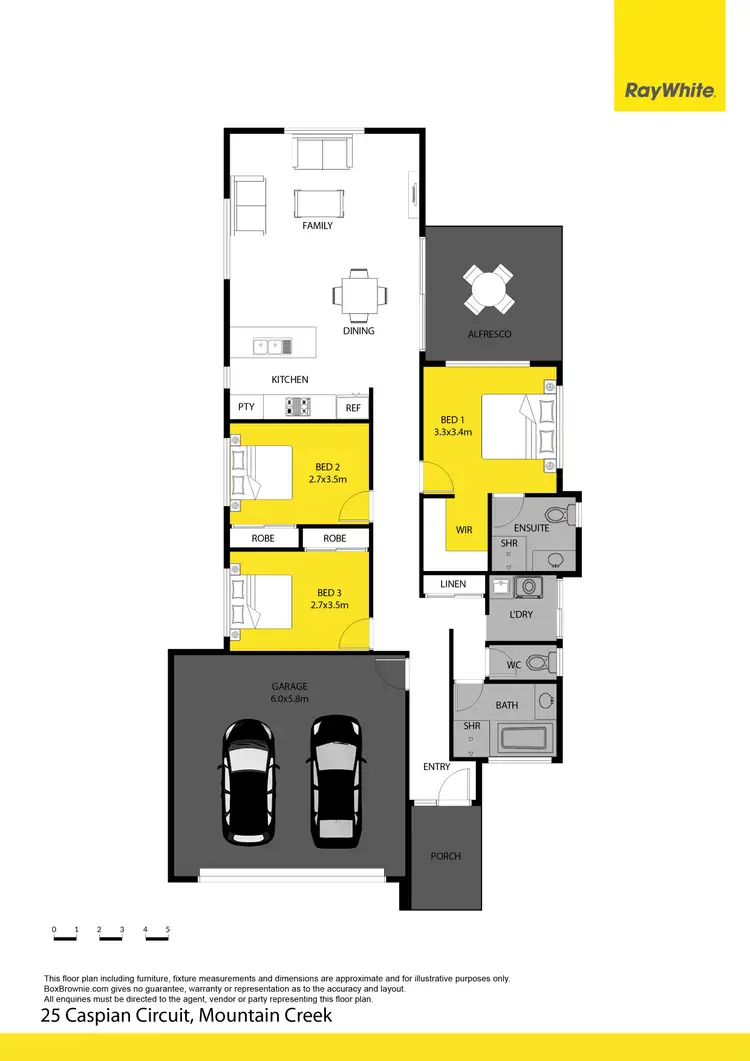 Floorplan of Homely house listing, 25 Caspian Circuit, Mountain Creek QLD 4557