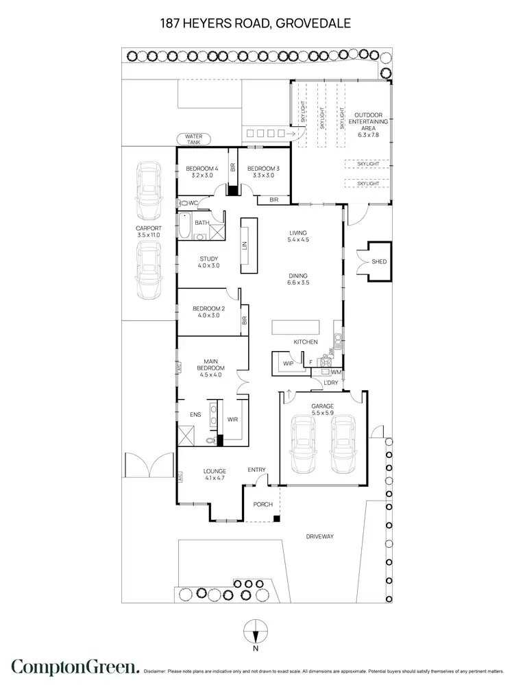 Floorplan of Homely house listing, 187 Heyers Road, Grovedale VIC 3216