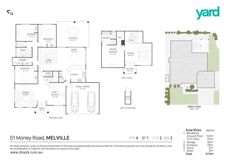 Floorplan of Homely house listing, 51 Money Road, Melville WA 6156