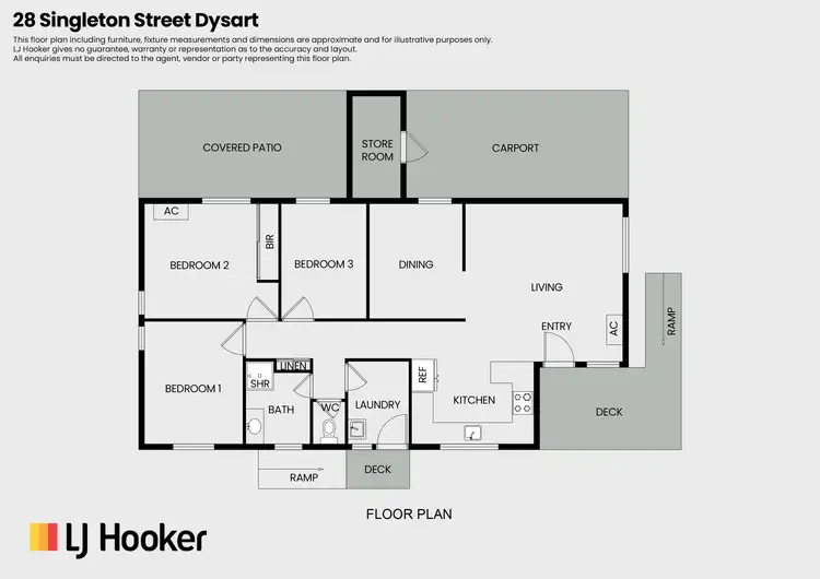 Floorplan of Homely house listing, 28 Singleton Street, Dysart QLD 4745