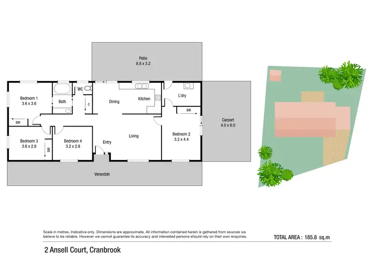 Floorplan of Homely house listing, 2 Ansell Court, Cranbrook QLD 4814