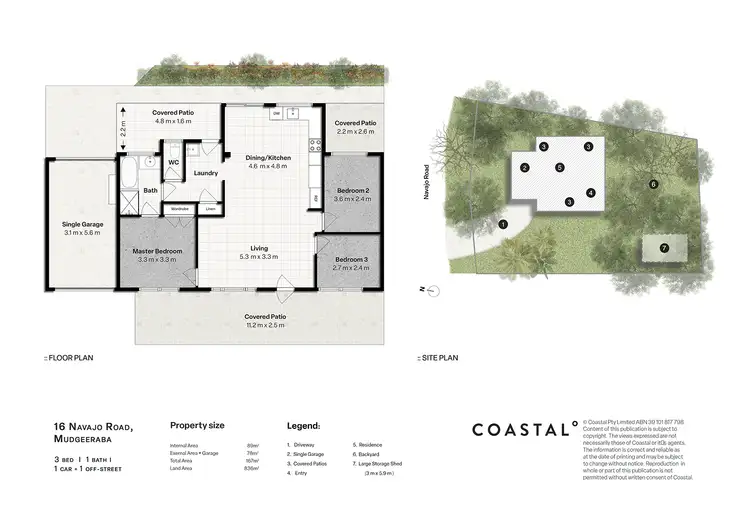 Floorplan of Homely house listing, 16 Navajo Road, Mudgeeraba QLD 4213