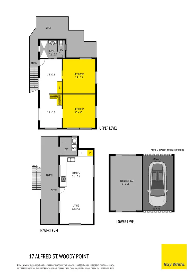 Floorplan of Homely house listing, 17 & 19 Alfred Street, Woody Point QLD 4019