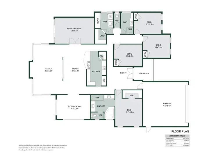 Floorplan of Homely house listing, 14 Camden Way, Meadow Springs WA 6210