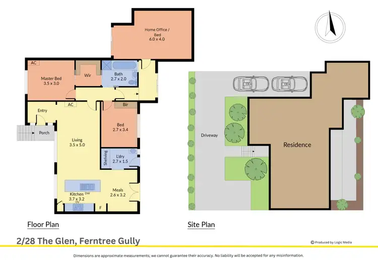 Floorplan of Homely unit listing, 2/28 The Glen, Ferntree Gully VIC 3156