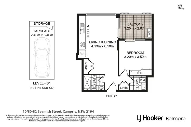 Floorplan of Homely apartment listing, 10/82 Beamish Street, Campsie NSW 2194