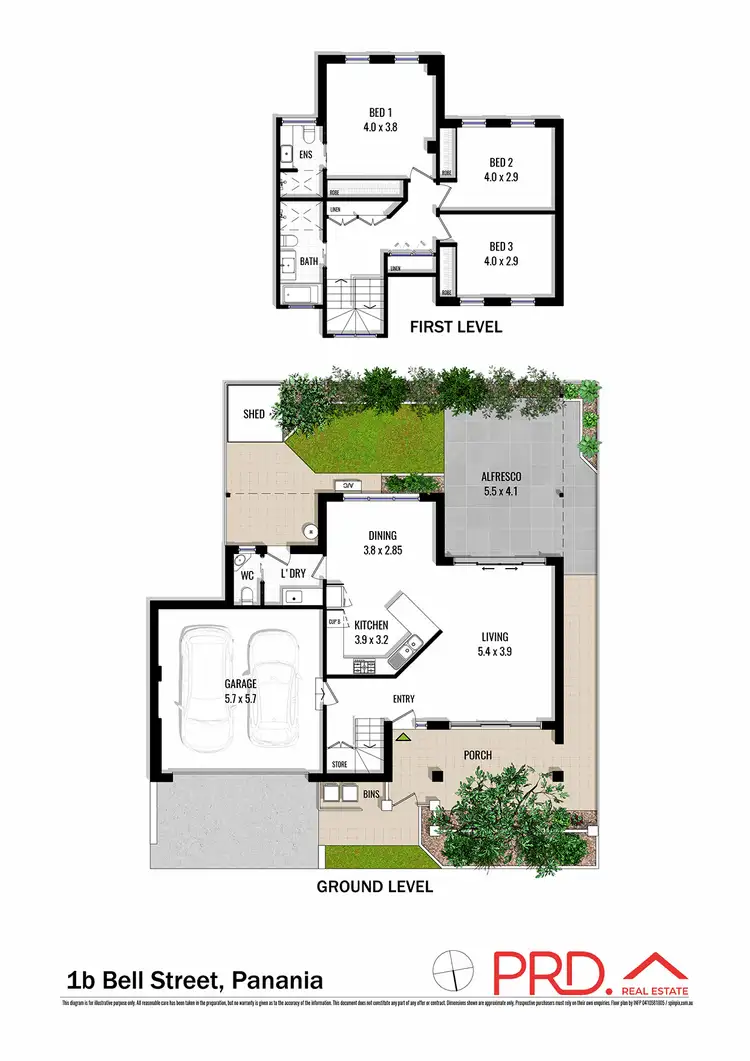 Floorplan of Homely house listing, 1b Bell Street, Panania NSW 2213