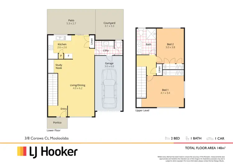 Floorplan of Homely house listing, 3/8 Corowa Court, Mooloolaba QLD 4557