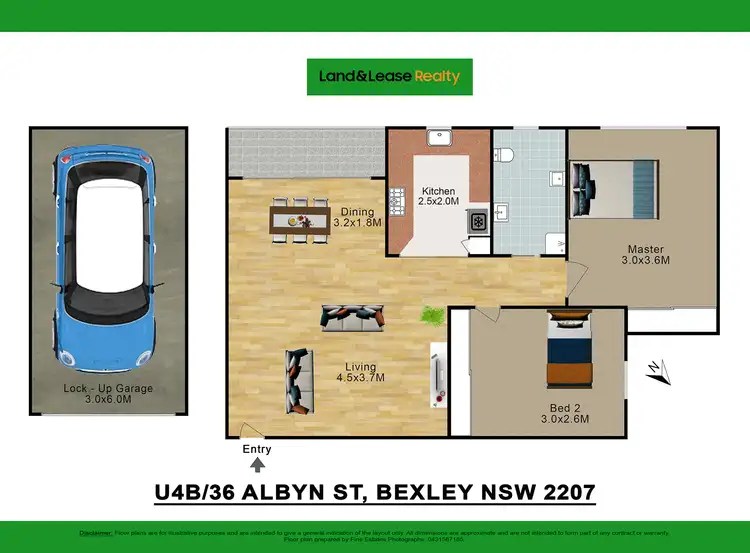 Floorplan of Homely unit listing, 4B/36 Albyn Street, Bexley NSW 2207