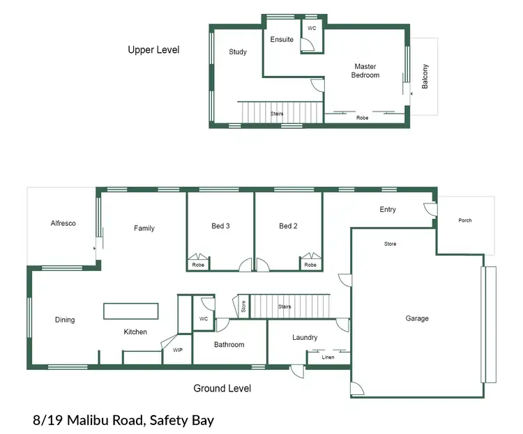 Floorplan of Homely house listing, 8/19 Malibu Road, Safety Bay WA 6169