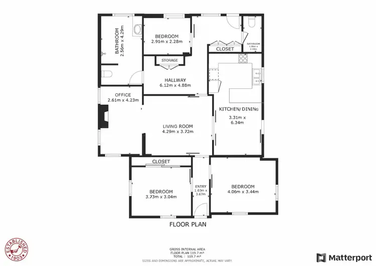 Floorplan of Homely house listing, 15 Hopetoun Street, Ariah Park NSW 2665