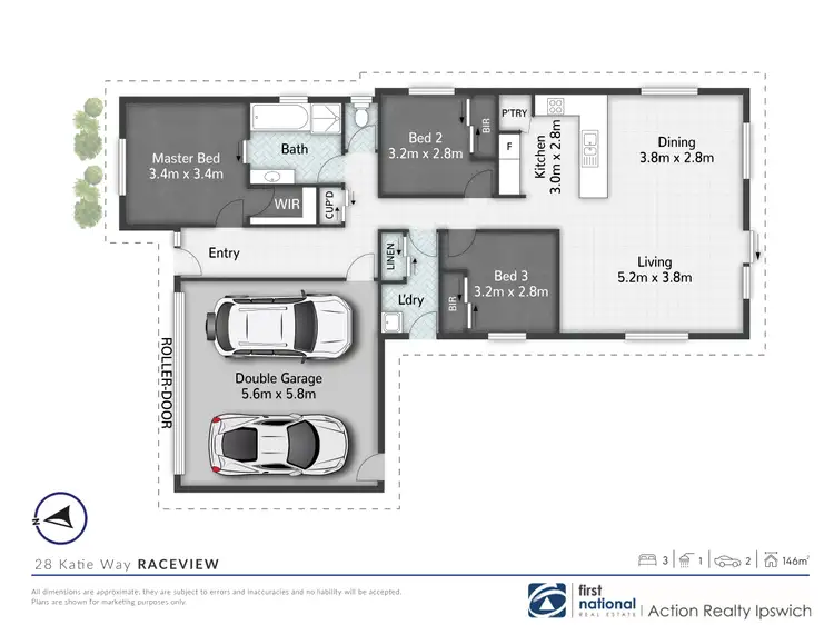 Floorplan of Homely house listing, 28 Katie Way, Raceview QLD 4305