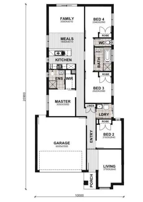 Floorplan of Homely house listing, 18 Pedra Avenue, Tarneit VIC 3029