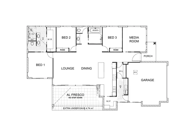 Floorplan of Homely house listing, 115 Walker Road, Bentley Park QLD 4869