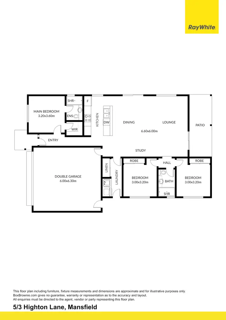 Floorplan of Homely unit listing, Unit 5/3 Highton Lane, Mansfield VIC 3722